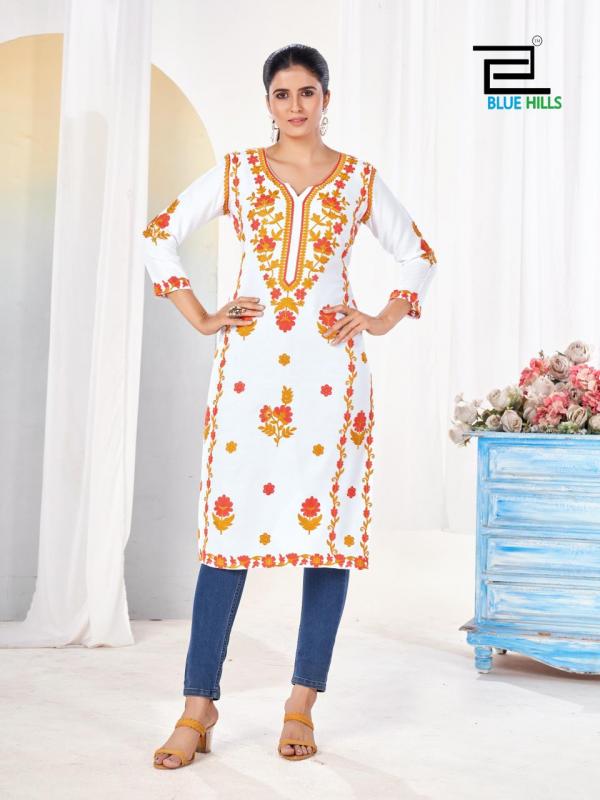 Blue Hills Yamini Rayon Fancy Kurti Collection