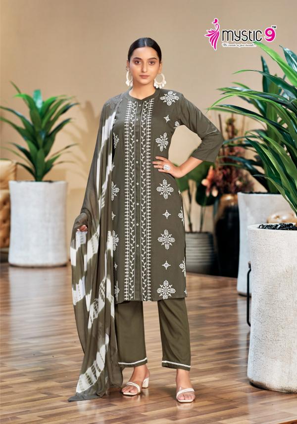 Mystic 9 Rajwadi Vol 1 Kurti Bottom With Dupatta Collection