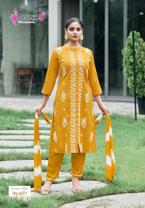 Mystic 9 Rajwadi Vol 1 Kurti Bottom With Dupatta Collection