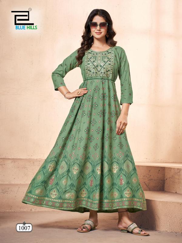 Blue Hills Festival Pro Max Rayon Anarkali Gown Collection