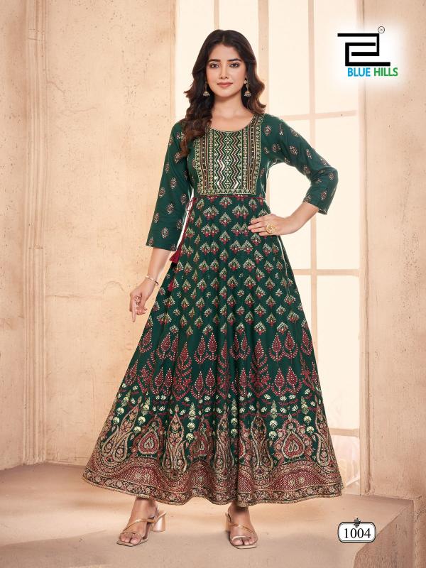 Blue Hills Festival Pro Max Rayon Anarkali Gown Collection