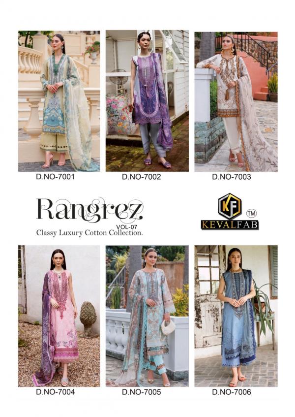 Kevalfab Rangrez Vol-7 – Karachi Dress Material