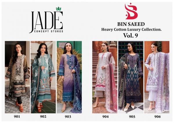 Jade Bin Saeed Vol-9 – Karachi Dress Material