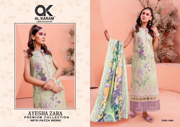 Al-Karam Ayesha Zara Vol-1 – Karachi Dress Material With Patch Work