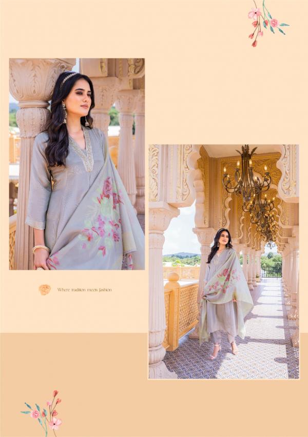 Swish Label Swish Tissue Kurti With Bottom Dupatta Collection