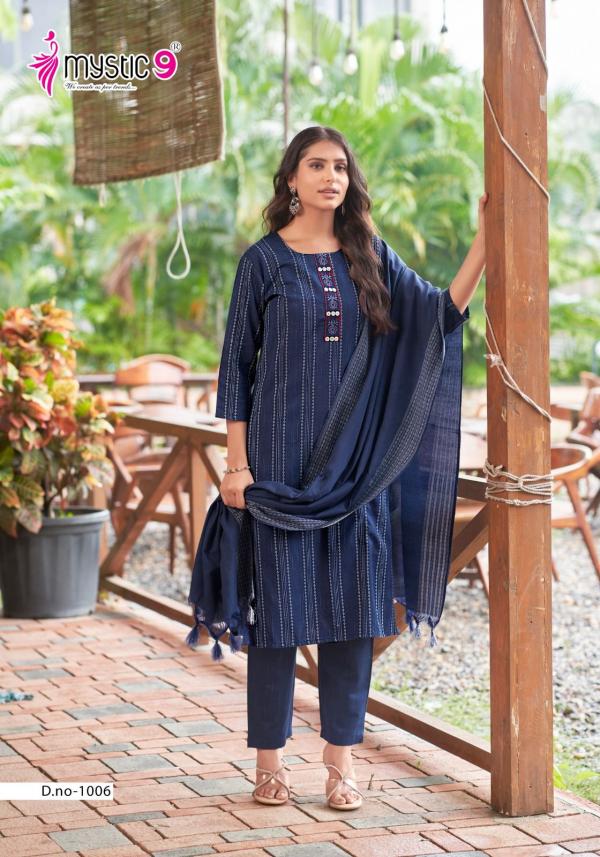 Mystic 9 Liza Vol 1 Premium Cotton Kurti Bottom With Dupatta