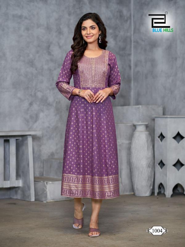 Blue Hills Womaniya Plus Vol 1 Rayon Designer Kurti Collection