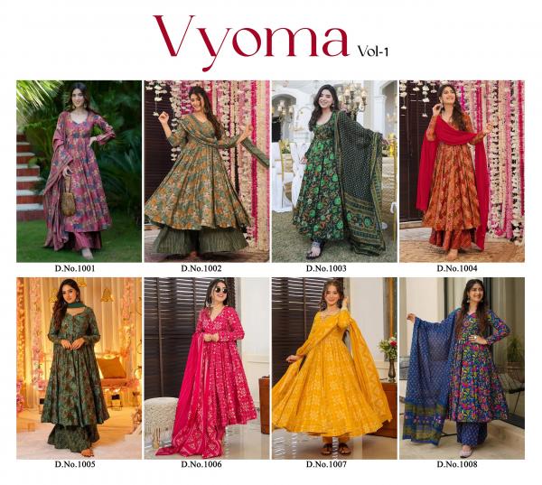 Vyoma Vol 1 Masleen Digital Printed Kurti Bottom With Dupatta