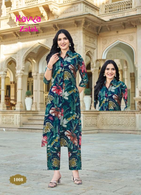 Kavya Zalak Vol 1 Chanderi Printed Kurti With Bottom Collection