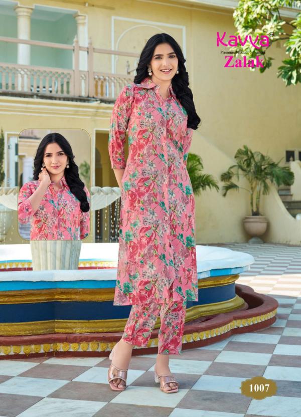 Kavya Zalak Vol 1 Chanderi Printed Kurti With Bottom Collection