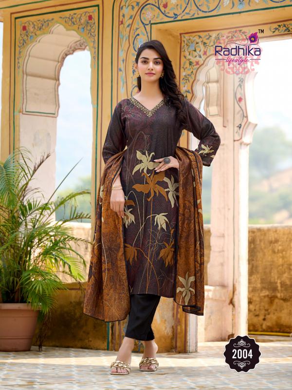 Radhika Festive Dairies Vol 2 Kurti Pant With Dupatta Collection