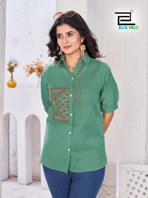 Blue Hills Nathalia Cotton Flex Womens Shirt Collection