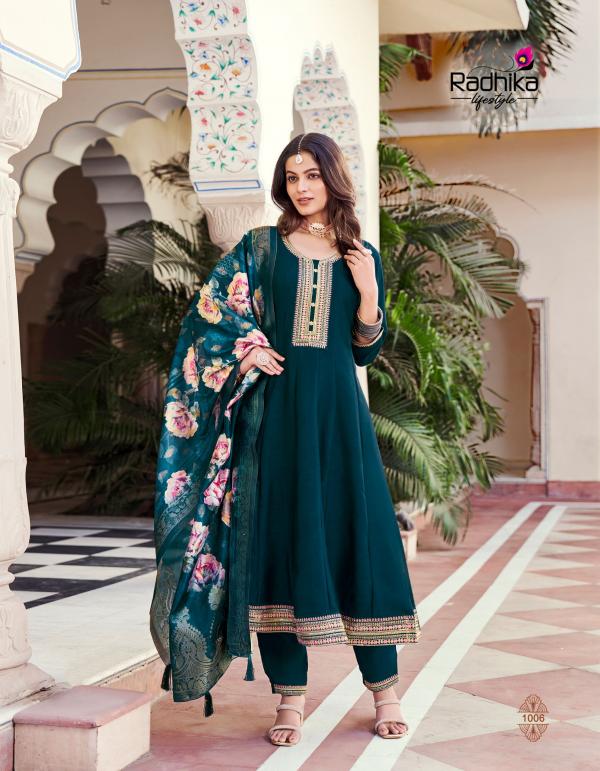 Radhika Malang Vol 1 Kurti Pant With Dupatta Collection