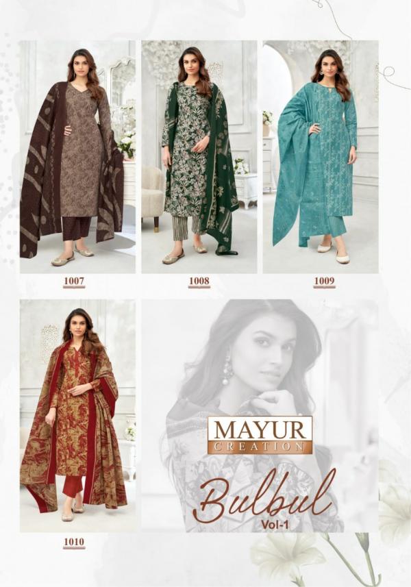 Mayur Bulbul Vol 1 Cotton Dress Material Collection