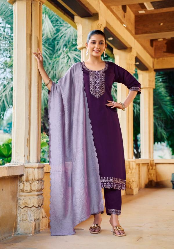 Vaniska Fiza Vol 4 Roman Silk Kurti Bottom With Dupatta Collection