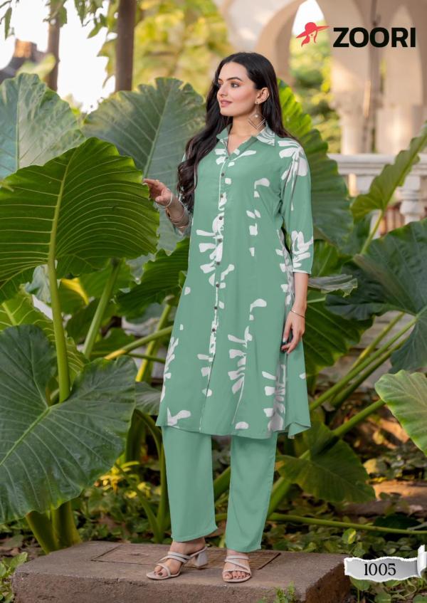 Zoori Alexa Vol 2 Rayon Printed Kurti With Bottom Collection