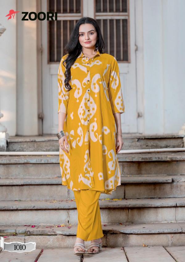 Zoori Alexa Vol 2 Rayon Printed Kurti With Bottom Collection