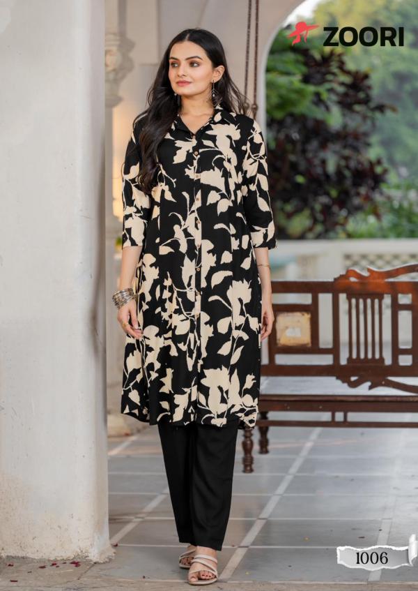 Zoori Alexa Vol 2 Rayon Printed Kurti With Bottom Collection