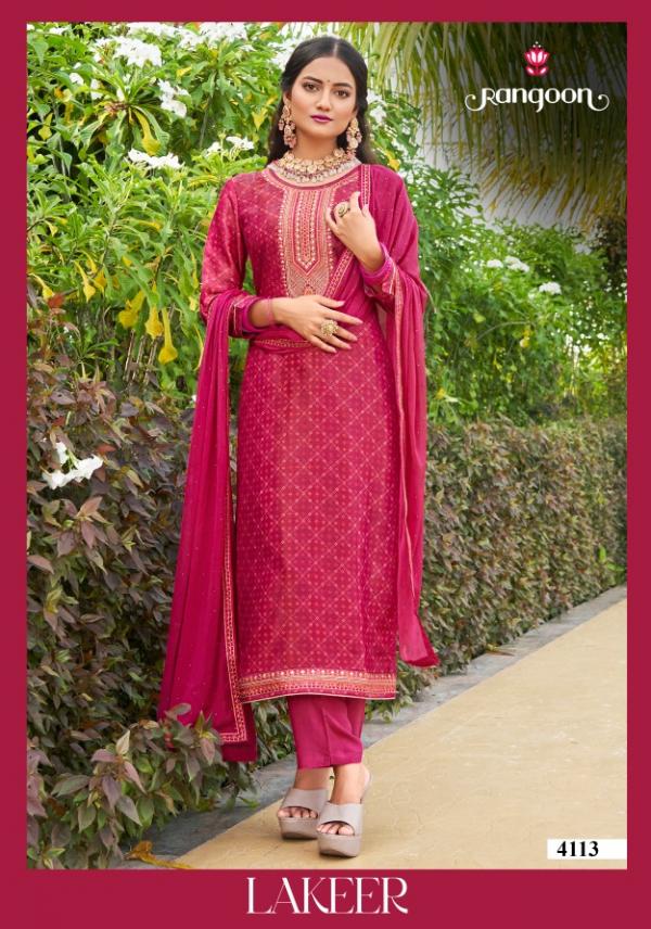 Rangoon Lakeer Kurti Bottom With Dupatta Collection