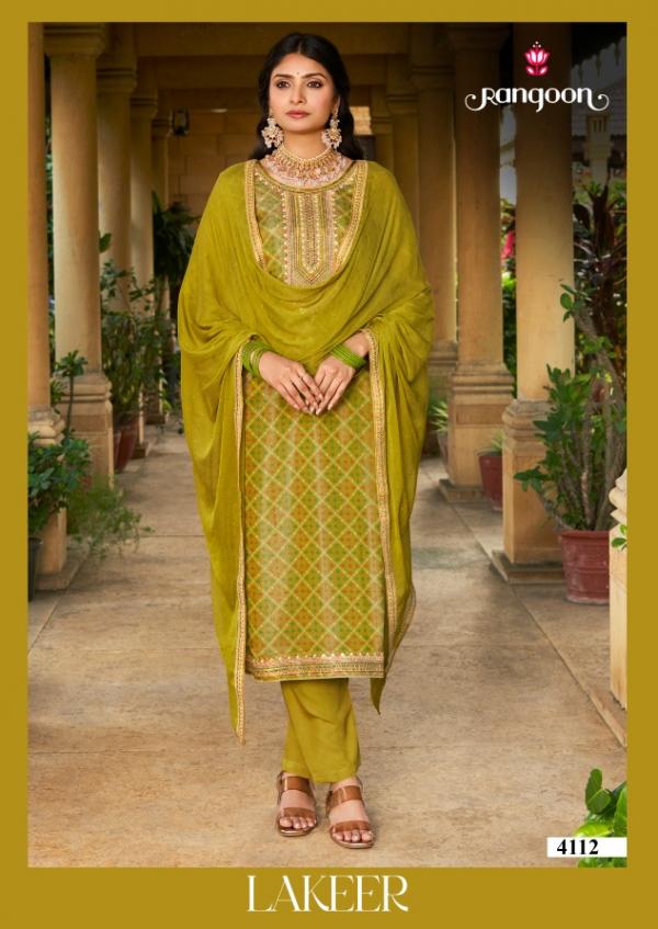 Rangoon Lakeer Kurti Bottom With Dupatta Collection