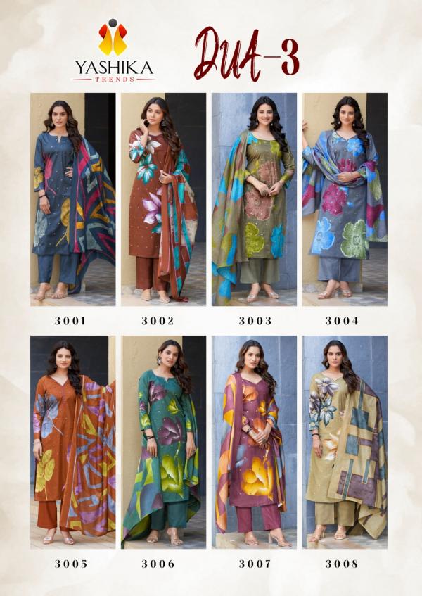 Yashika Dua 3 Cotton Digital Printed Dress Material Collection