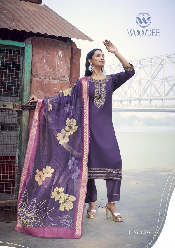 Woodee Veda Kurti Bottom With Dupatta Collection