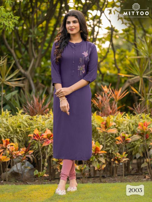 Mittoo Exotica Rayon Fancy Kurti Collection