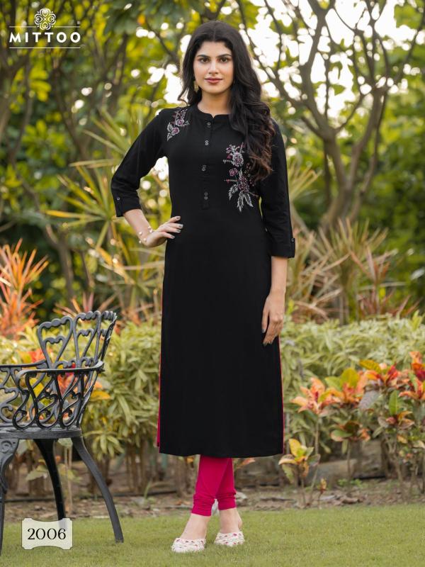 Mittoo Exotica Rayon Fancy Kurti Collection