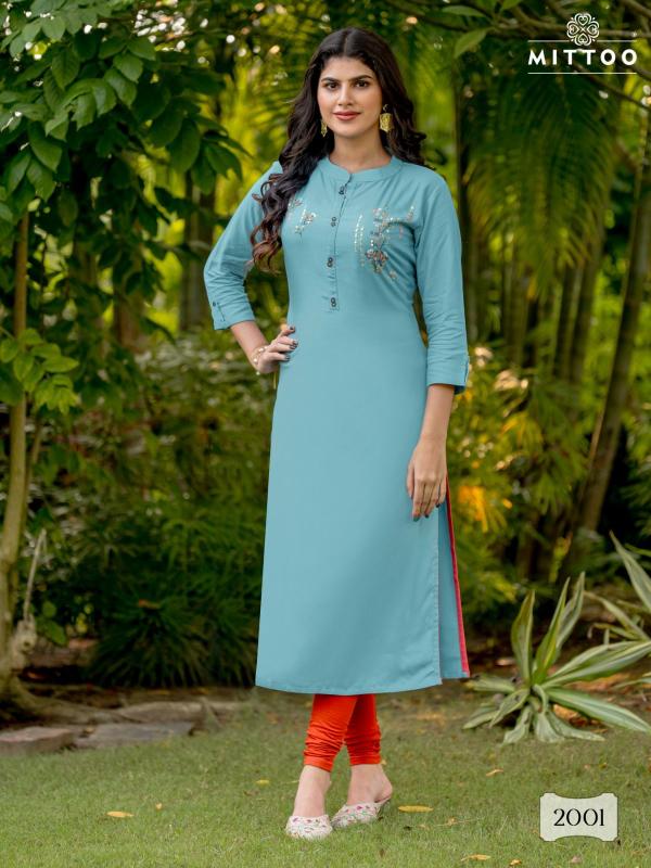 Mittoo Exotica Rayon Fancy Kurti Collection