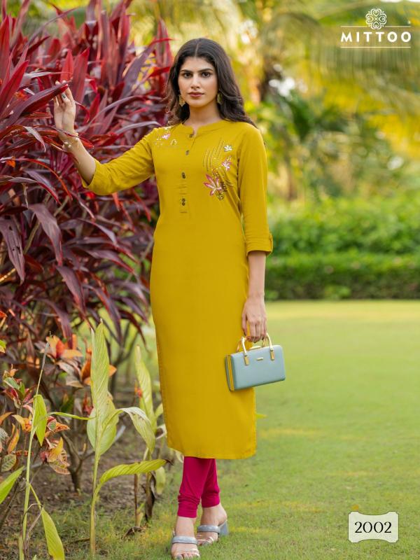 Mittoo Exotica Rayon Fancy Kurti Collection