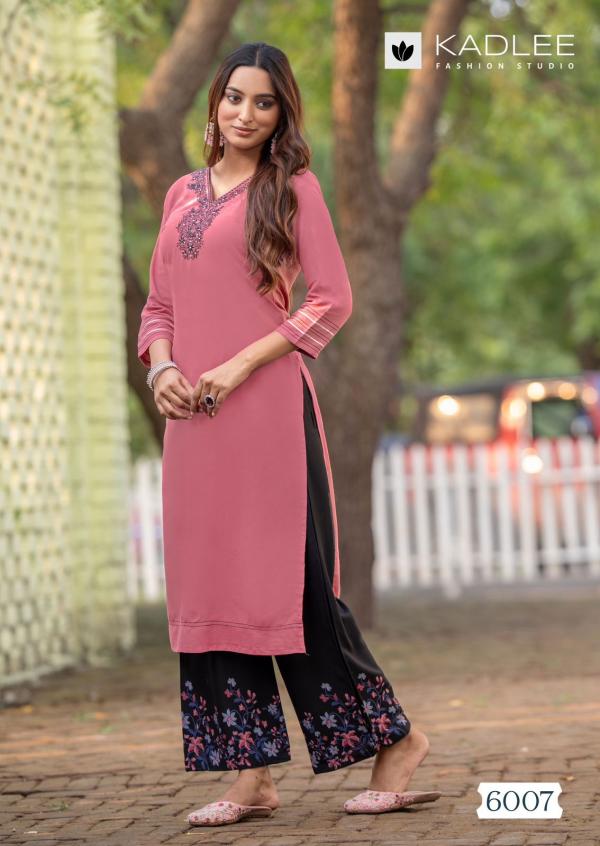 Kadlee Kaveri Vol 2 Rayon Embroidered Kurti With Bottom Collection