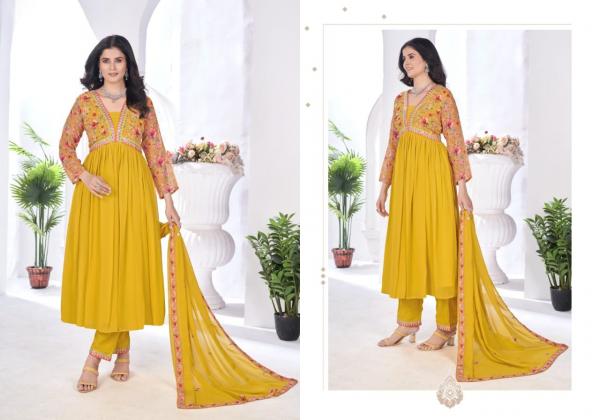 Zeeya Vaishnavi Blooming Georgette Ready Made Suit Collection