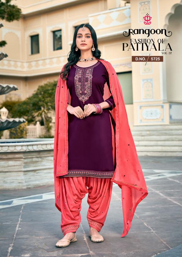 Rangoon Fashion Of Patiyala Vol 37 Kurti Bottom With Dupatta