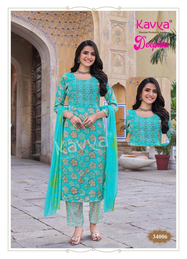 Kavya Deepika Vol 34 Straight Kurti Bottom With Dupatta