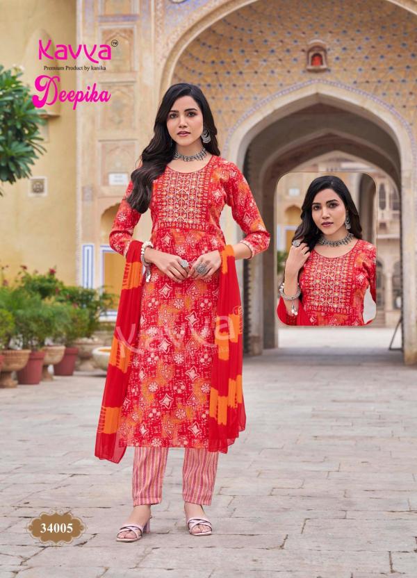 Kavya Deepika Vol 34 Straight Kurti Bottom With Dupatta