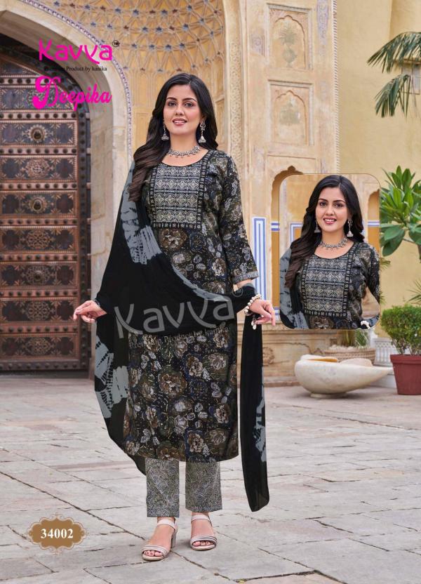 Kavya Deepika Vol 34 Straight Kurti Bottom With Dupatta