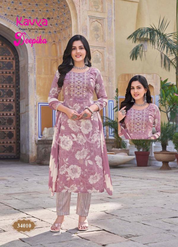 Kavya Deepika Vol 34 Straight Kurti Bottom With Dupatta