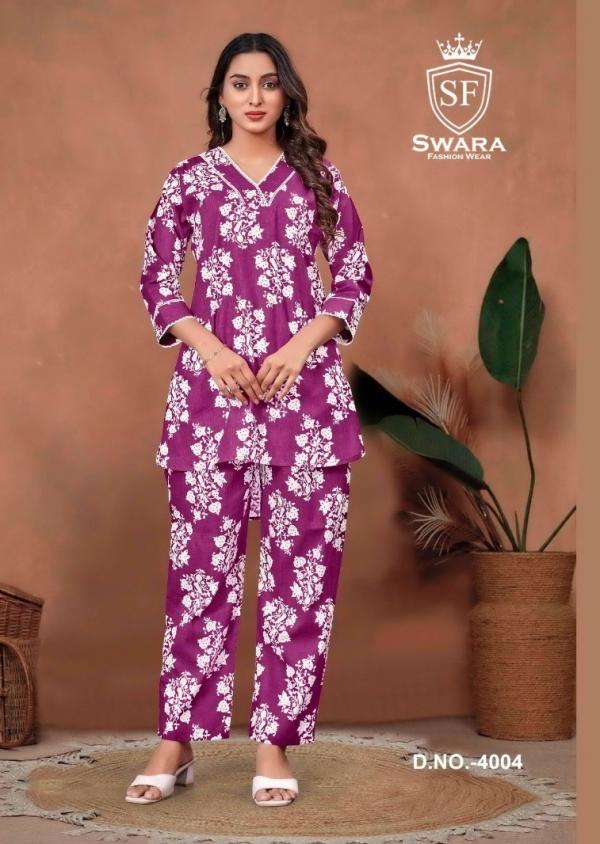 Swara Shree Vol 4 Jaipuri Prints Cambric Cotton Co Ord Set