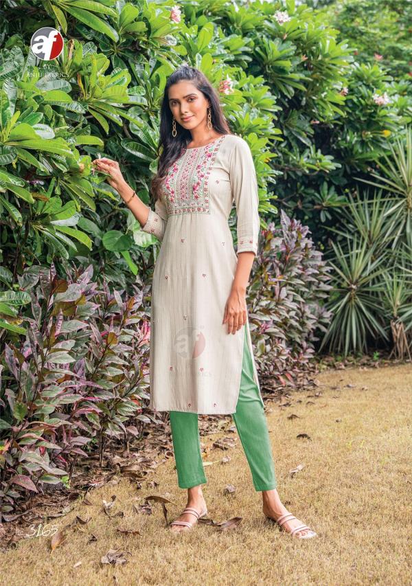 Af Impressive Vol 5 Viscose Rayon Fancy Kurti Collection