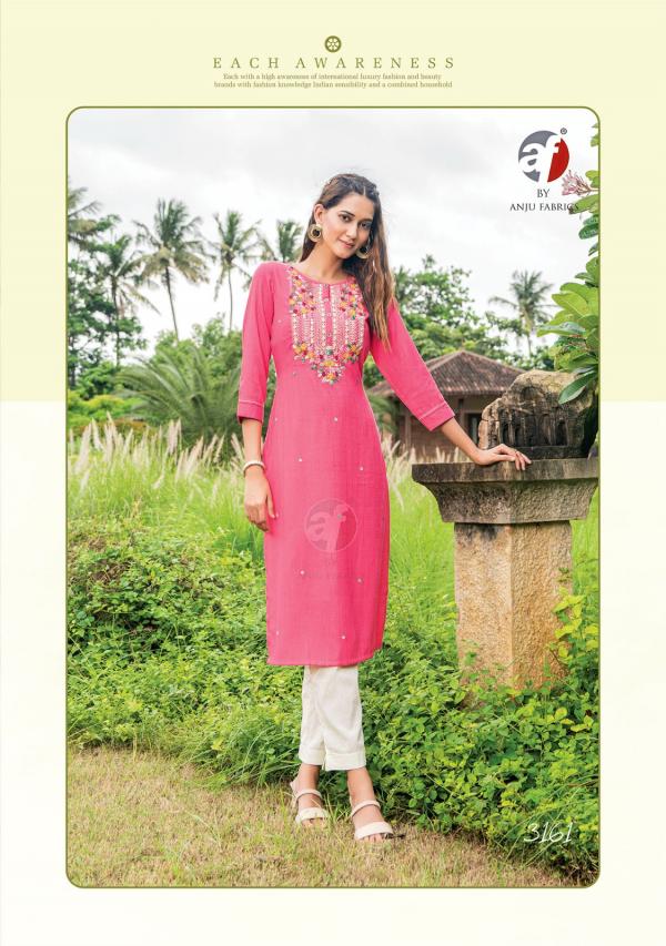 Af Impressive Vol 5 Viscose Rayon Fancy Kurti Collection