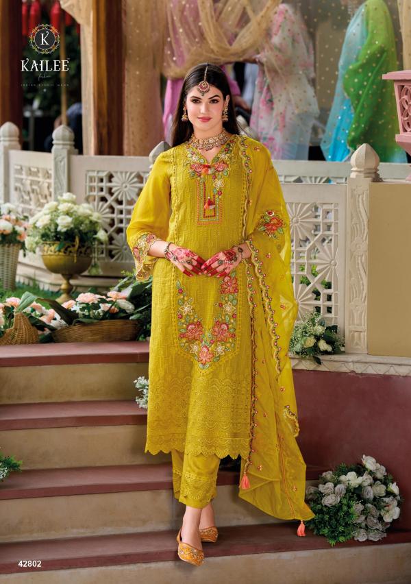 Kailee Alfaz Fancy Top Bottom With Dupatta Collection