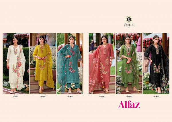 Kailee Alfaz Fancy Top Bottom With Dupatta Collection