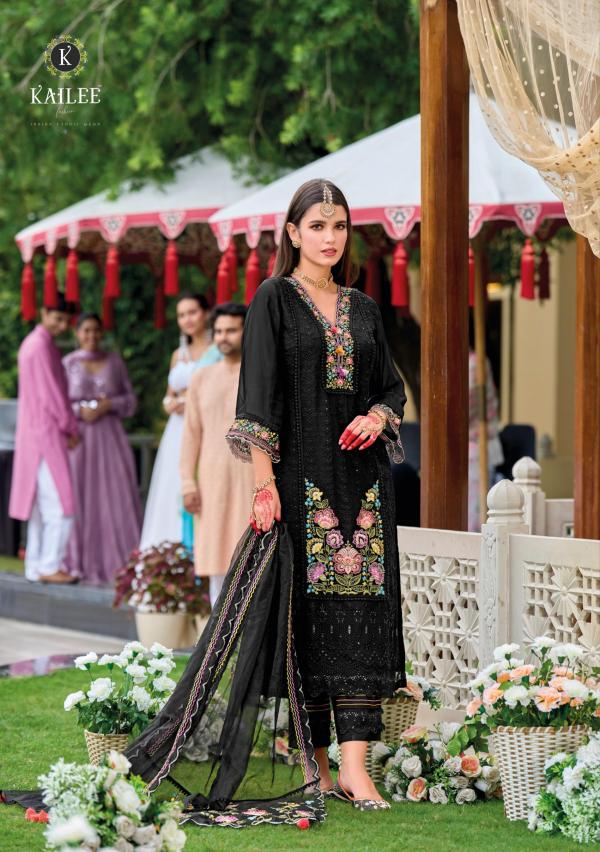 Kailee Alfaz Fancy Top Bottom With Dupatta Collection