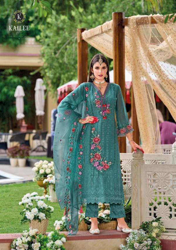 Kailee Alfaz Fancy Top Bottom With Dupatta Collection