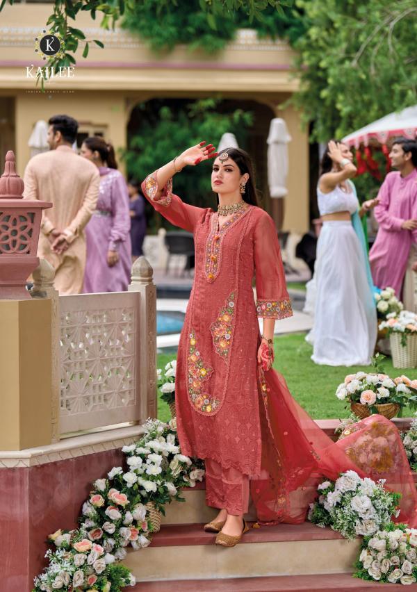 Kailee Alfaz Fancy Top Bottom With Dupatta Collection