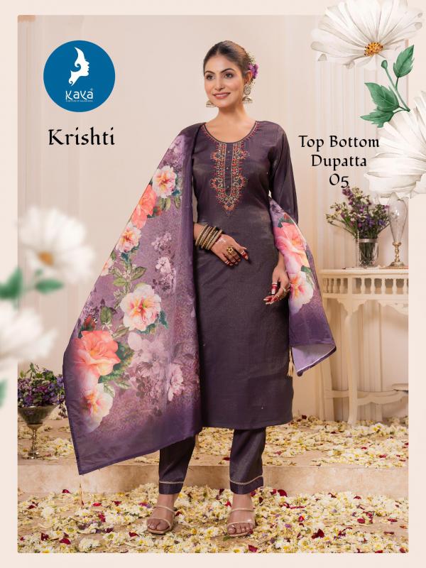 Kaya Krishti Roman Kurti Bottom With Dupatta Collection