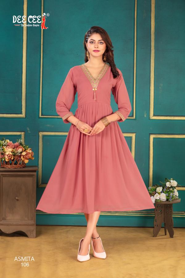 Deecee Asmita Georgette Fancy Kurti Collection