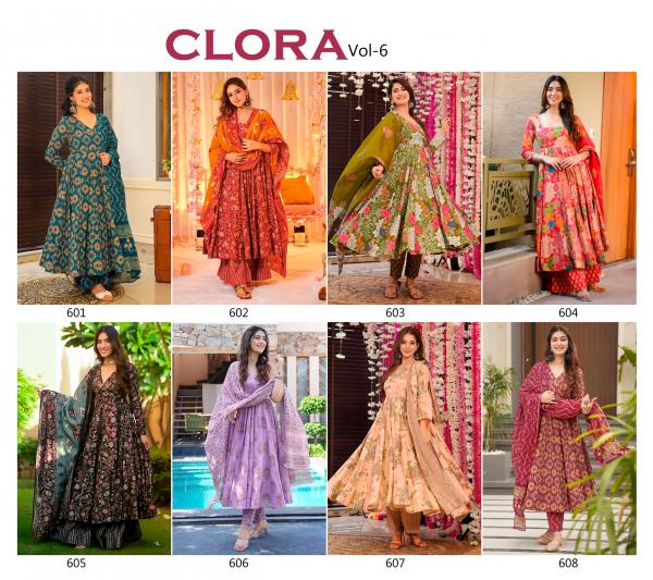 Clora Vol 6 Maslin Digital Printed Kurti Botton With Dupatta