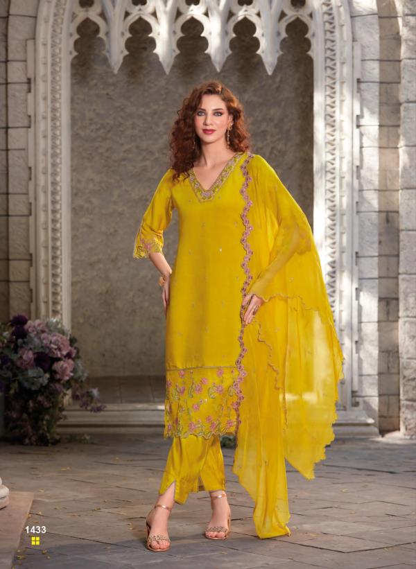 Lady Leela Swaara Viscose Silk Kurti Bottom With Dupatta Collection