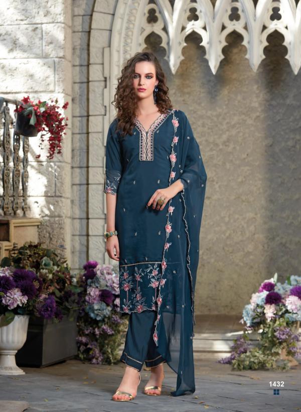 Lady Leela Swaara Viscose Silk Kurti Bottom With Dupatta Collection